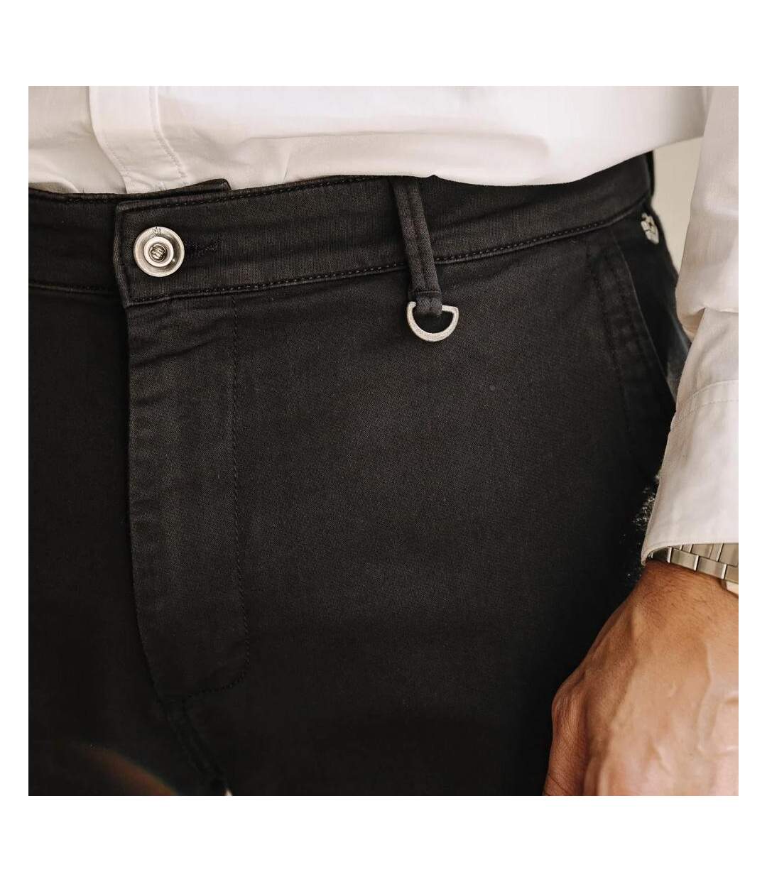 Pantalon chino noir homme freeman porter gino epic-2