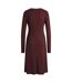 Robe Mi-longue Ettita Femme Bordeaux Boss-2