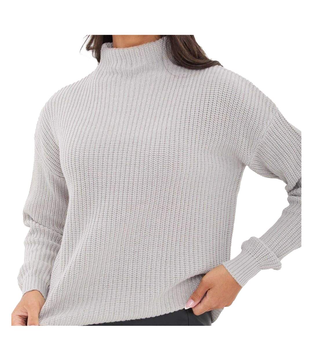 Pull Femme Gris I Saw It First-4