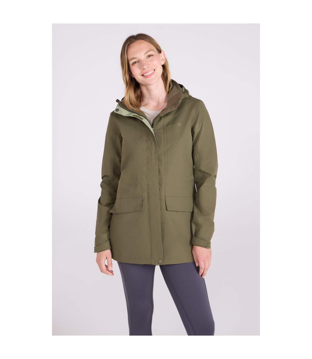Veste Imperméable Glacial Extreme Femme Vert Mountain Warehouse-1