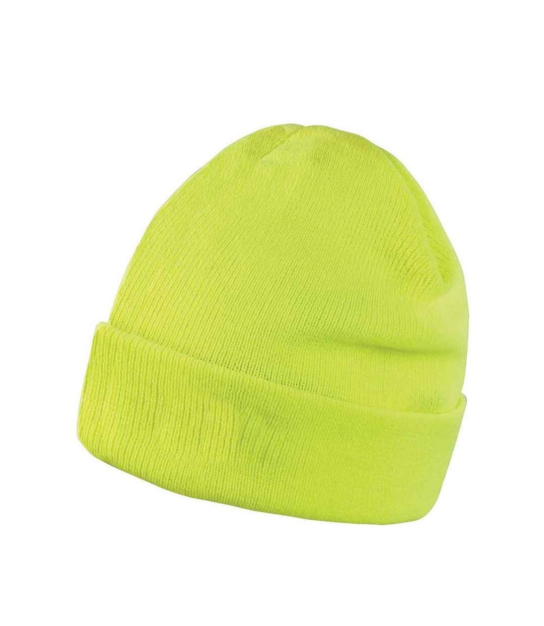 Bonnet d´hiver jaune fluo Result Winter Essentials-2