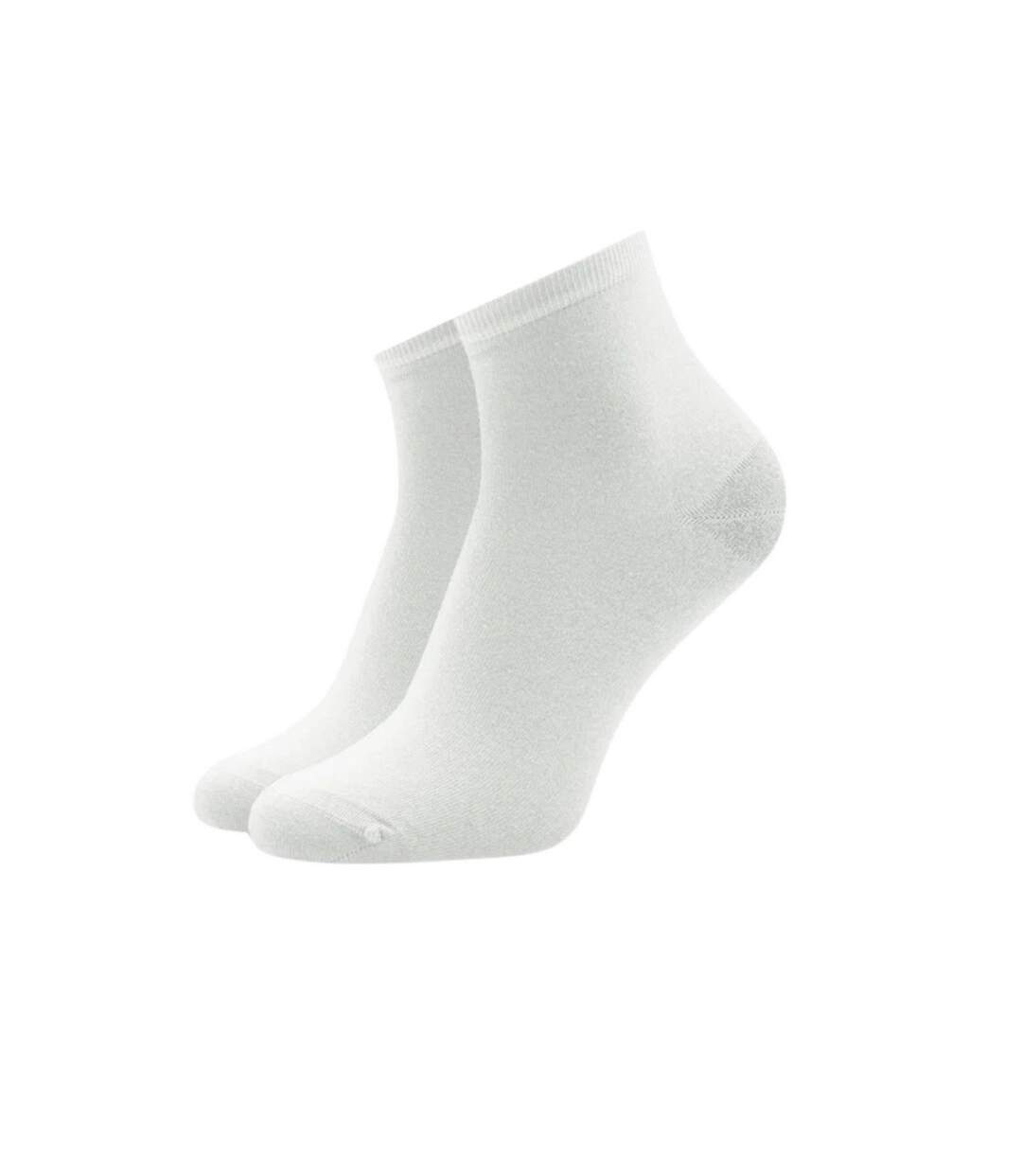 Socquettes Motif/style Logo Brodé Femme Blanc Tommy Hilfiger-3
