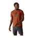T-shirt Motif/style Yack Fingal Slogan Homme Rouge Orange Regatta-1
