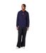 Mens Cotton Blend Pullover Hoodie Navy Hugo-1