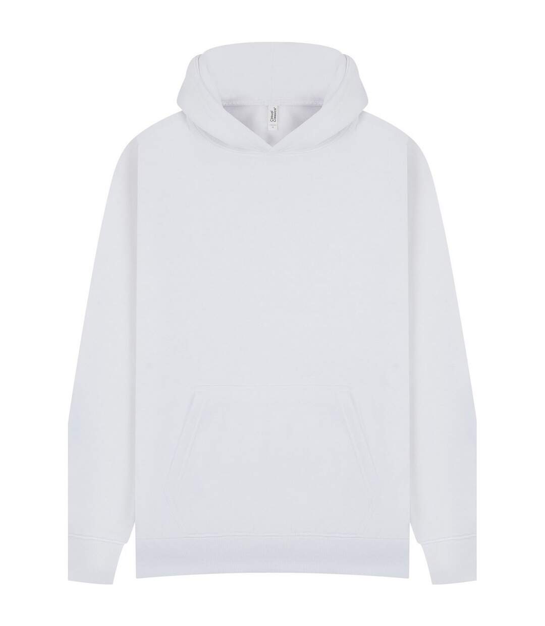 Mens Core 280 Ringspun Cotton Hoodie White Casual Classics-2