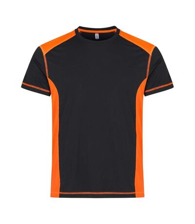 Mens ambition visibility t-shirt visibility orange Clique