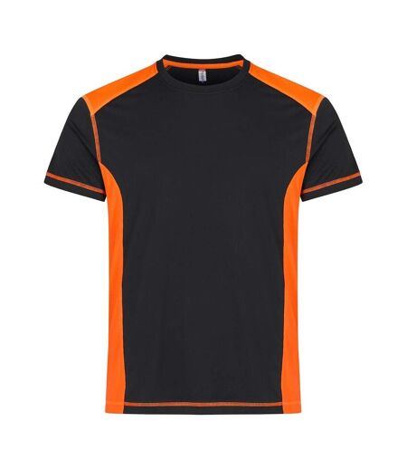 Mens ambition visibility t-shirt visibility orange Clique