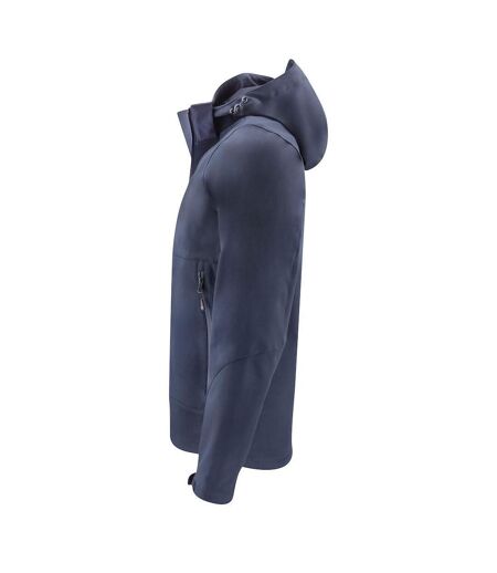 Mens Lodgetown Soft Shell Jacket Navy James Harvest
