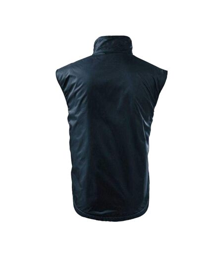 Veste Sans Manches Motif/style Uni Homme Bleu Marine Foncé Rimeck