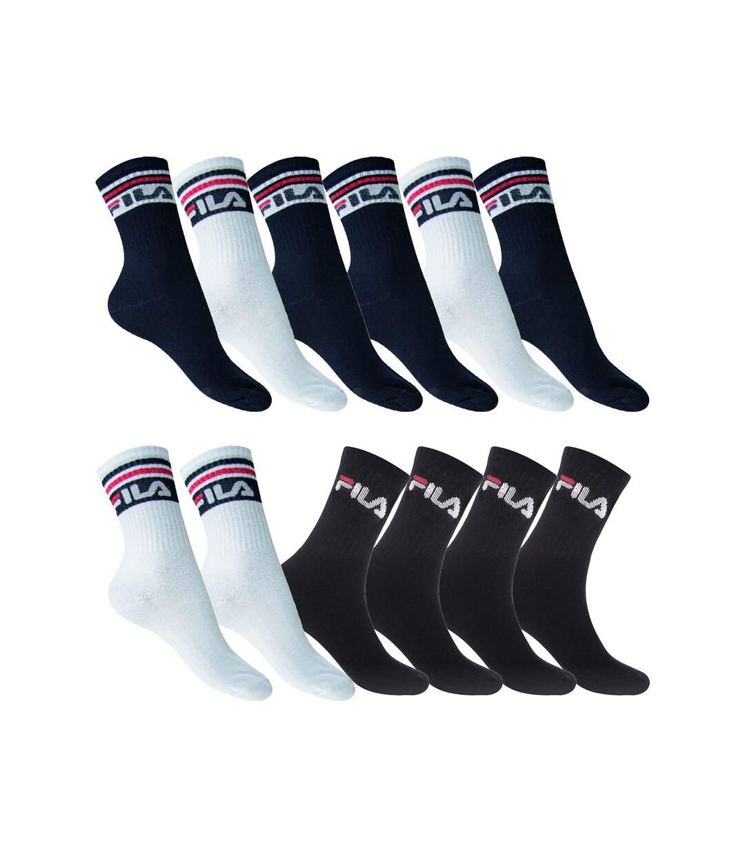 Pack Surprise de 12 Paires de chaussettes tennis Femme Fila-2