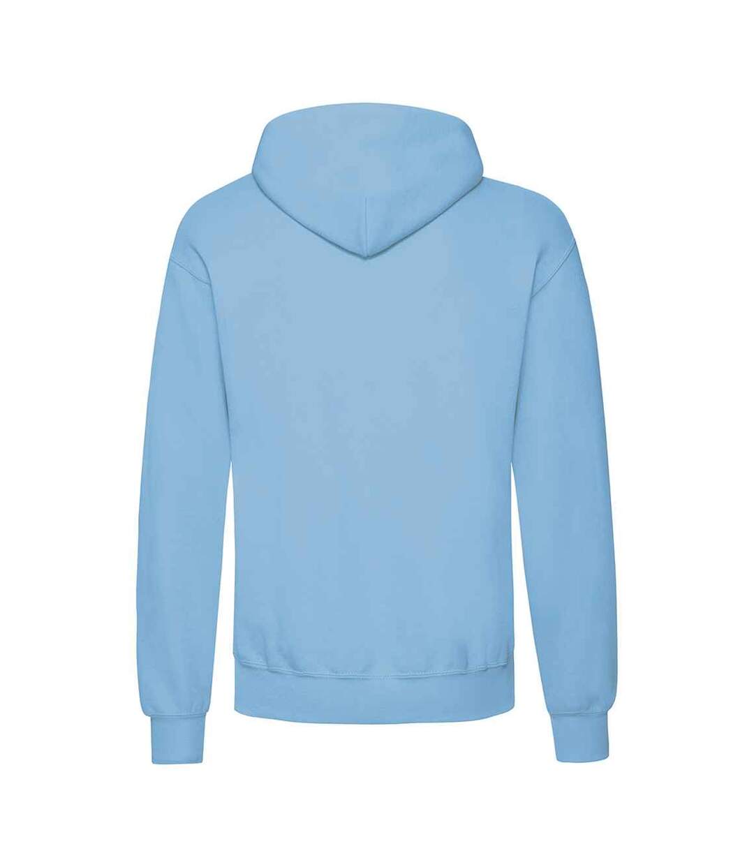 Sweat À Capuche Classic Adulte Bleu Ciel Fruit Of The Loom-2