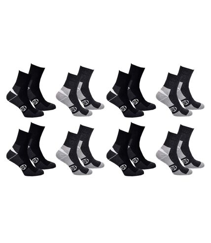 Chaussettes Homme QUARTER SERGIO TACCHINI Lot de 8 Pack de 8 Paires 2604 BOUCLETTE