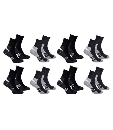 Chaussettes Homme QUARTER SERGIO TACCHINI Lot de 8 Pack de 8 Paires 2604 BOUCLETTE