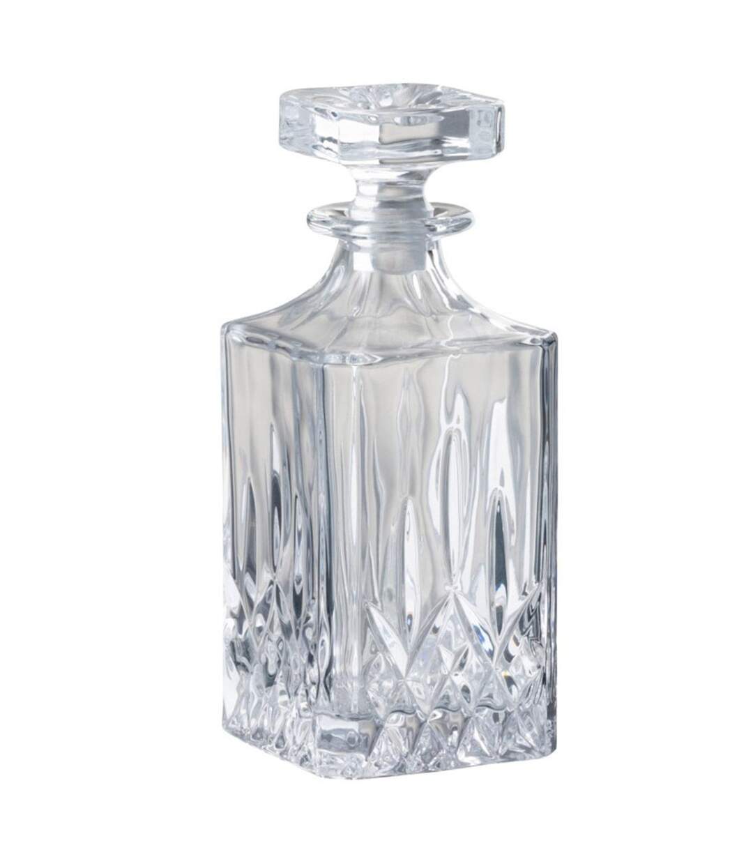 Carafe & Bouchon Design Taille 22cm Transparent-1