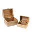 Lot de 2 Boîtes Déco en Bois Perle du Sahara 28cm Naturel-3