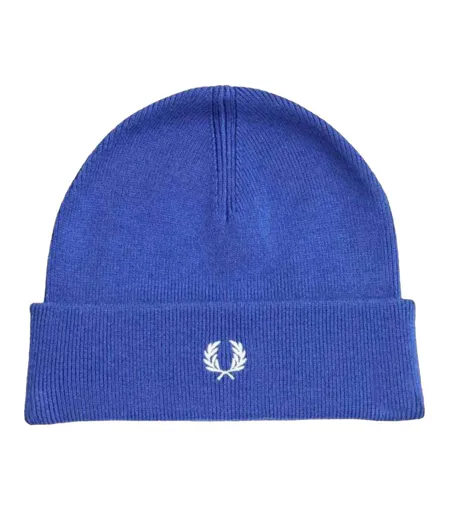 Bonnet Motif/style Laurier Classic Homme Bleu Marine Foncé Fred Perry