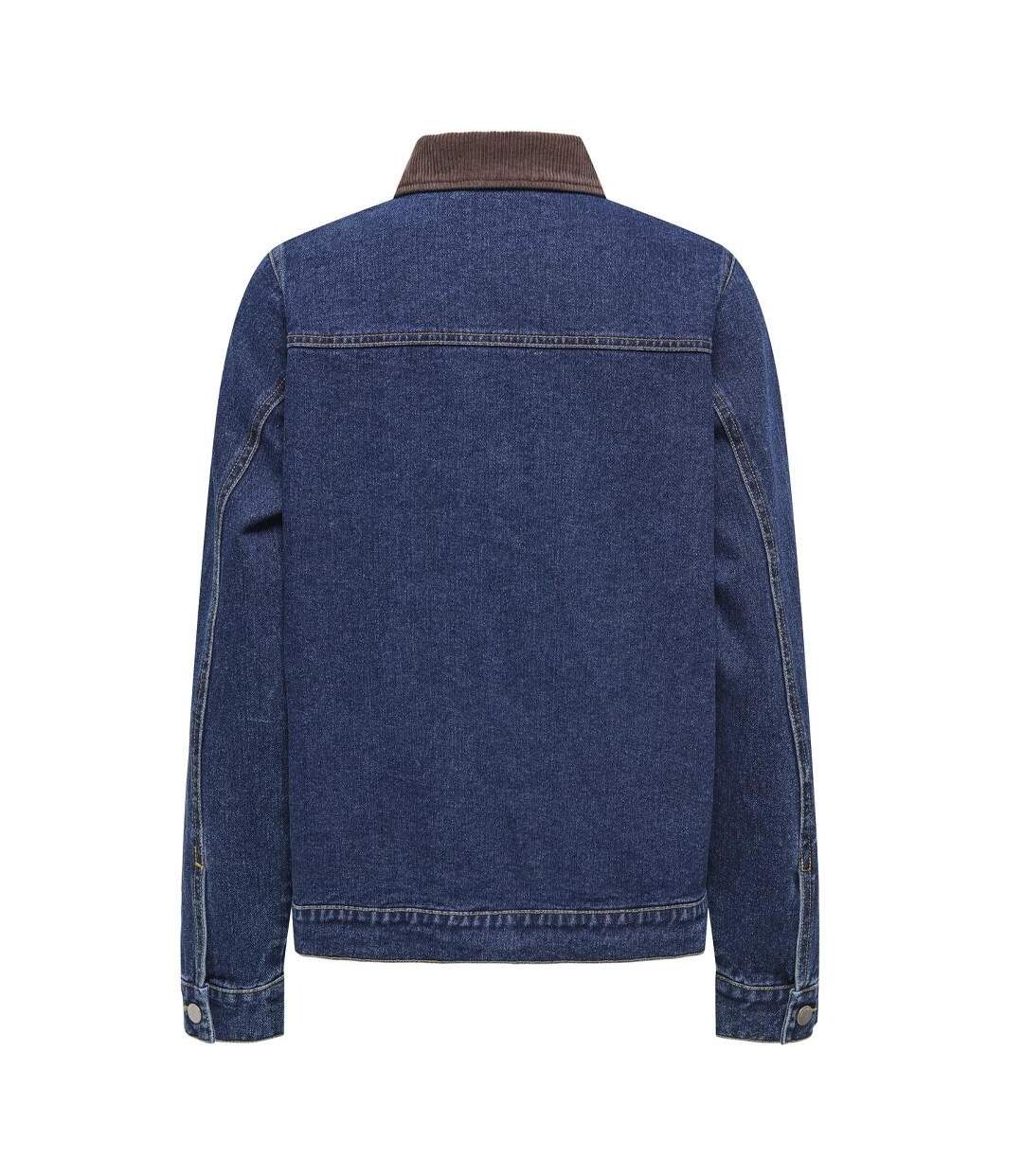 Veste en jean  bleu femme jdy ella pocket-2