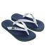 Tongs Motif/style Drapeau Brésilien Femme Bleu Blanc Ipanema-1