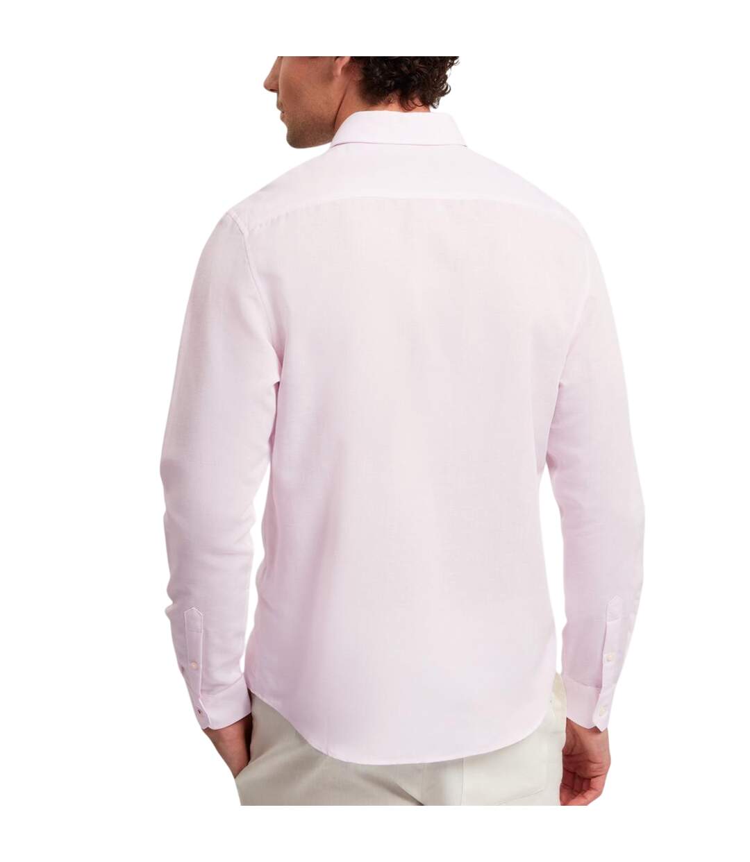 Chemise Manches Longues Homme Rose Clair Ted Baker-3