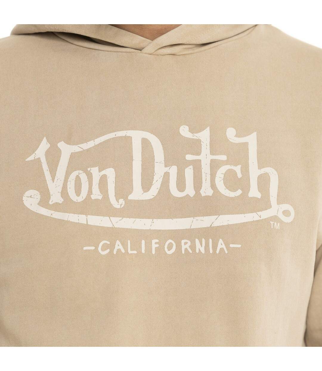 Sweat à capuche homme terry en acid wash Youth Vondutch-2