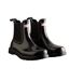 Womens/ladies Commando Gloss Chelsea Boots Black Hunter-1