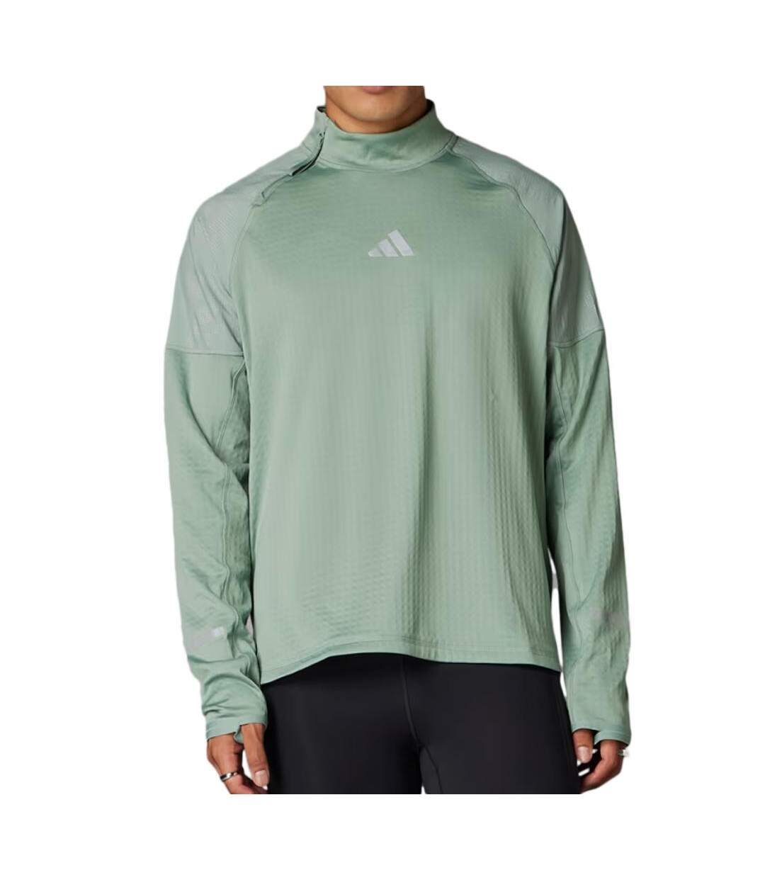 Sweat vert homme adidas hivis-1