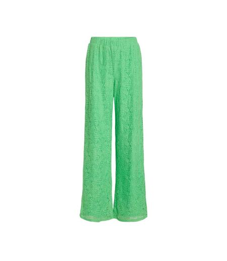 Pantalon fluide vert femme vila vibegena