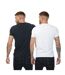 T-shirts homme blanc / noir Emporio Armani-2