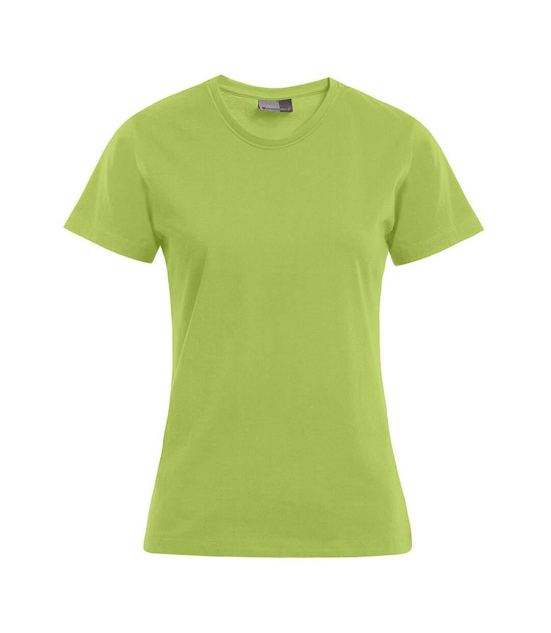 T-shirt Premium Femme Vert Citron Promodoro-1