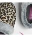 Ladies Cosy Memory Foam Open Back Knitted Slippers-5