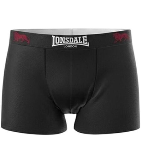 Lot De 2  Boxers Motif/style Camouflage Homme Rouge Pastel Noir Lonsdale