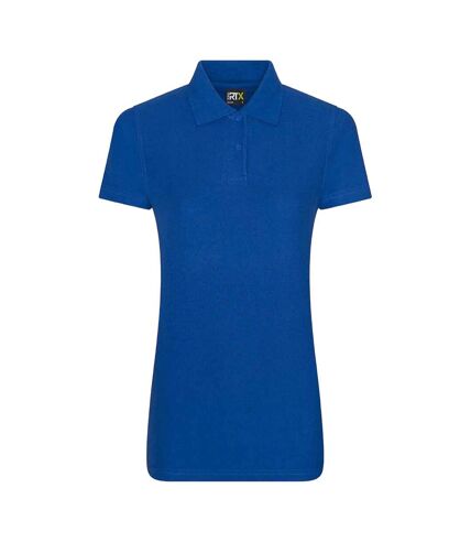 Womens/ladies polo shirt royal blue PRO RTX