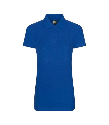 Womens/ladies polo shirt royal blue PRO RTX