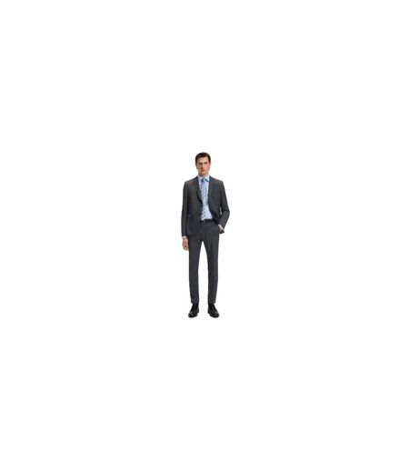 Mens Reymond Flap Pocket Suit Jacket Dark Grey Boss