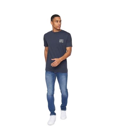T-shirt Tugford Homme Bleu Marine Crosshatch