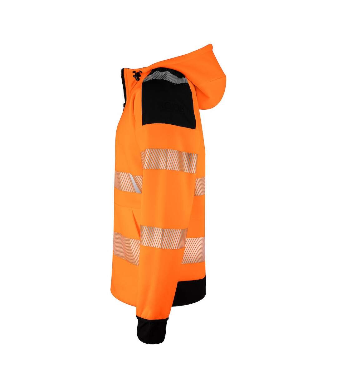 Veste à capuche homme orange / noir Projob-3