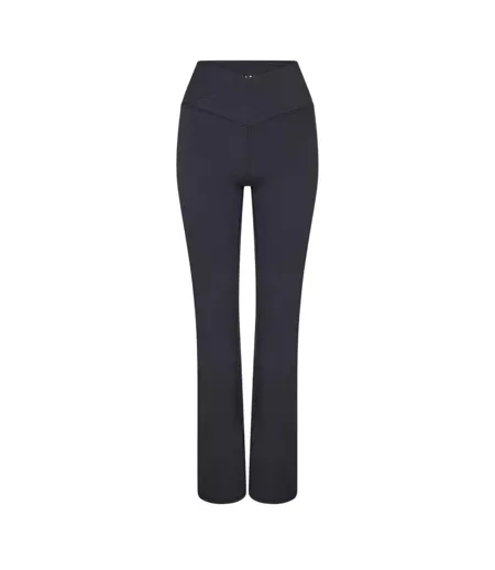 Womens/ladies Flared Leggings Black USA Pro