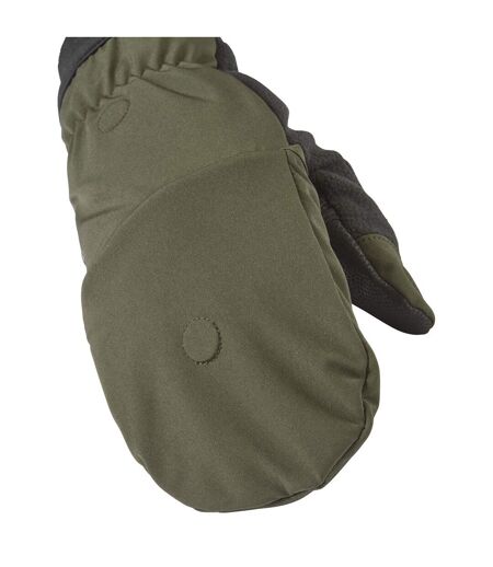 Windproof Cold Weather Convertible Mittens for Men and Women