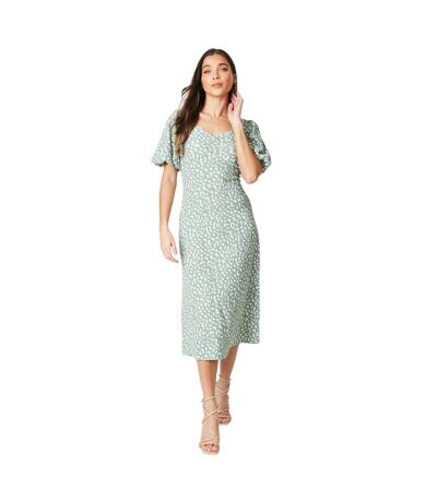 Robe Mi-longue Femme Vert Dorothy Perkins