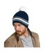 Beechfield Mens Stadium Beanie (French Navy/White) - UTRW6016-2