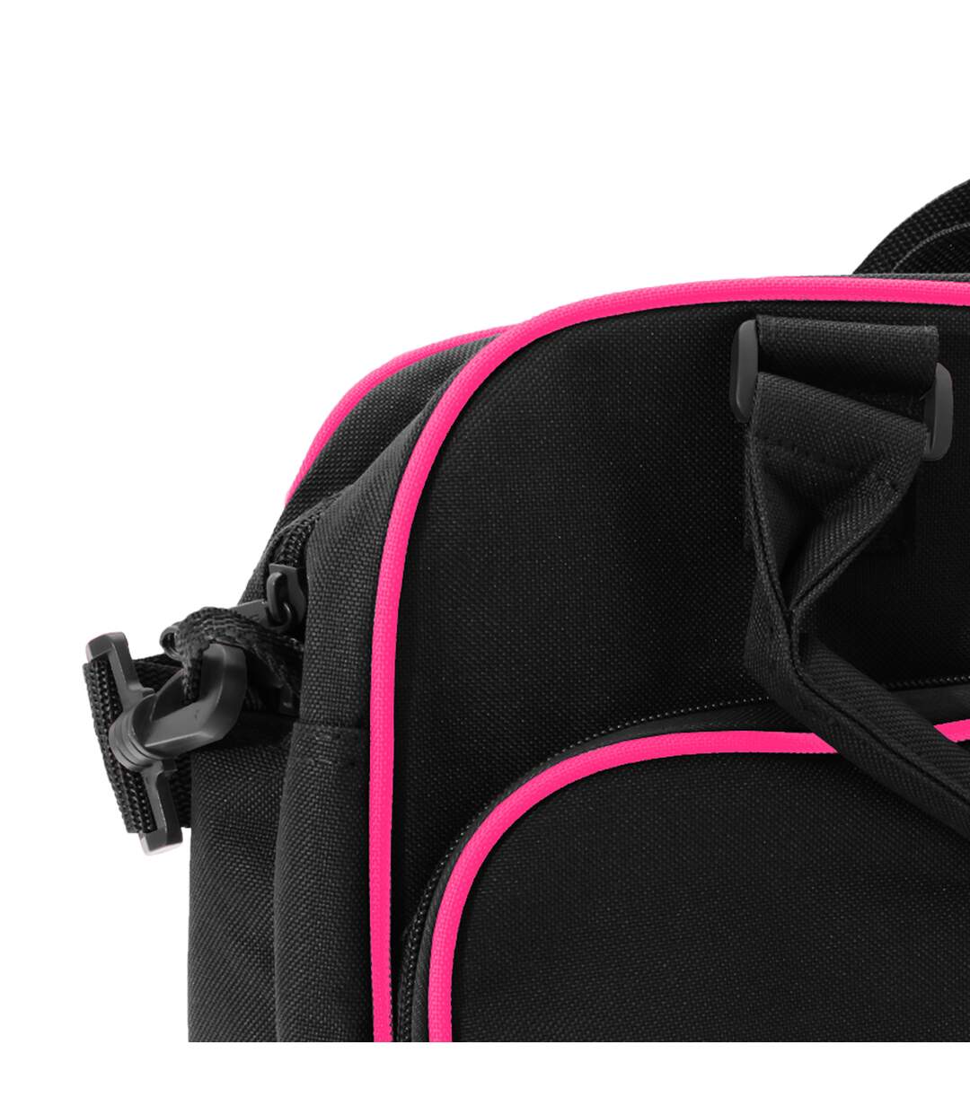 Lot de 2  Sac de danse messager 15 litres taille unique noir/fuschia Bagbase-3