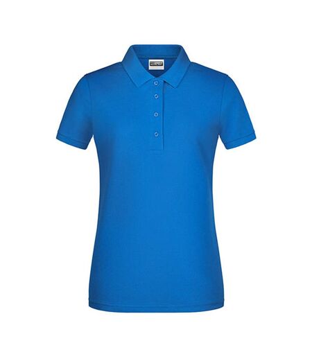 Polo Basic Femme Bleu Roi James And Nicholson