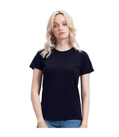 Womens/ladies Essential T-shirt Navy Mantis