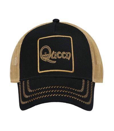 Casquette Trucker Noir Marron Amplified