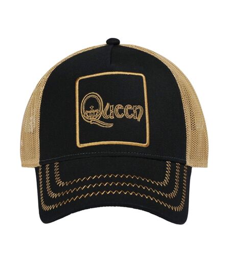 Casquette Trucker Noir Marron Amplified
