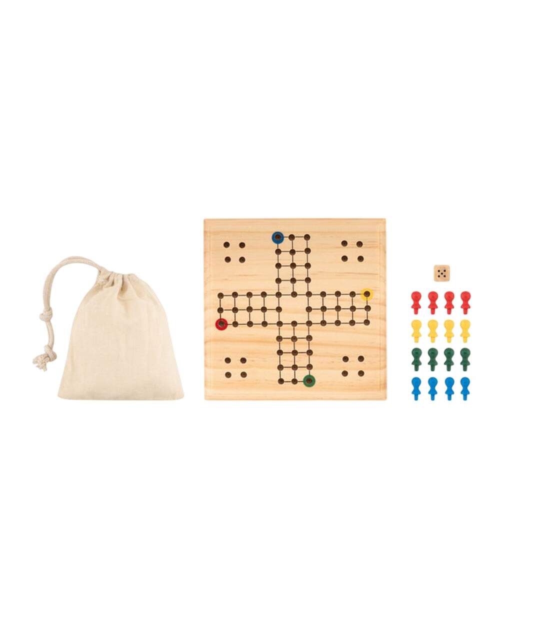 Jeu de société ludo taille unique bois MidOcean-2