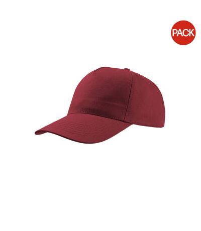 Lot de 2  casquettes start adulte bordeaux Atlantis