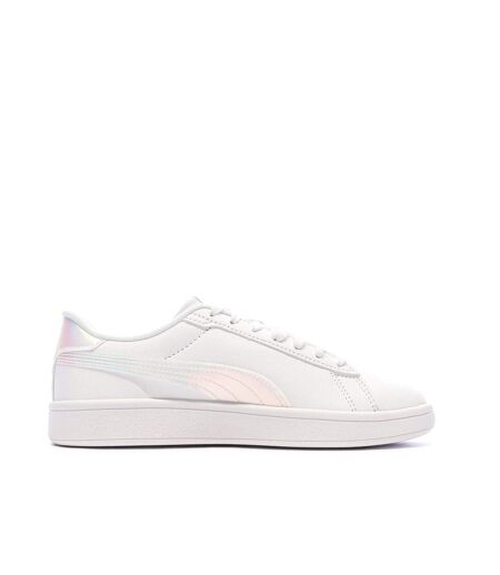 Baskets blanches homme puma smash 3.0 holo