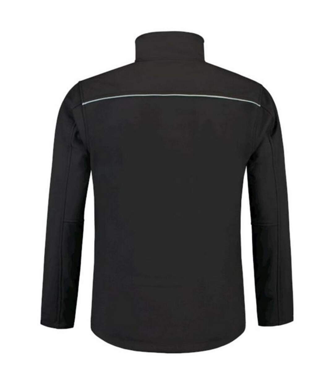 Veste Softshell Motif Réfléchissant Homme Noir Tricorp-2
