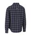 Trespass Mens Withnell Checked Cotton Shirt (Blue) - UTTP5868